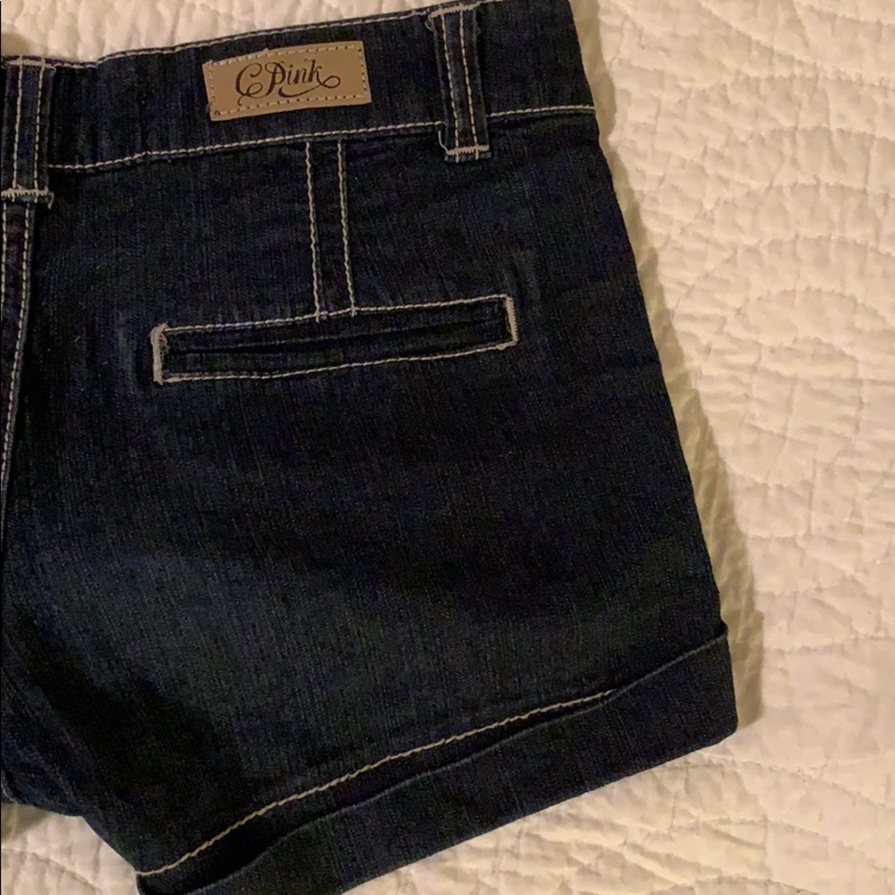 Dark jean cuffed shorts - Picture 4 of 4